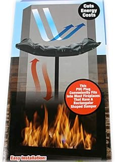 Fireplace Chimney Draft Blocker Balloon Inflatable Insulate Flue 43" x 21" Eco