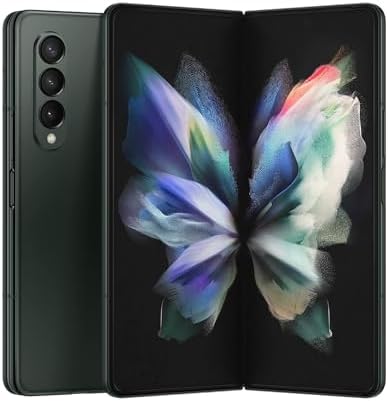 Samsung Galaxy Z Fold 3 5G US Version, 256GB, Phantom Green - Unlocked (Renewed)