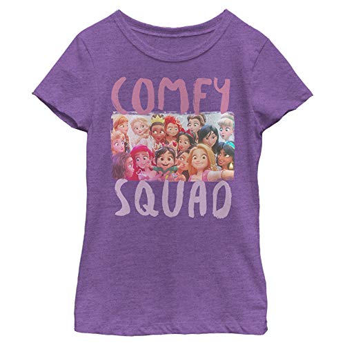 Disney Wreck-it-Ralph Comfy Squad Selfie Girl's Heather Crew Tee