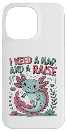 I Need A Nap And A Raise���킢�����������f�U�C�� �X�}�z�P�[�X iPhone 14 Pro Max �p