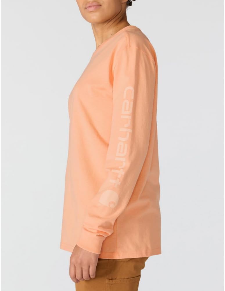 Carhartt Women's Dearborn Loose LS Logo T-Shirt