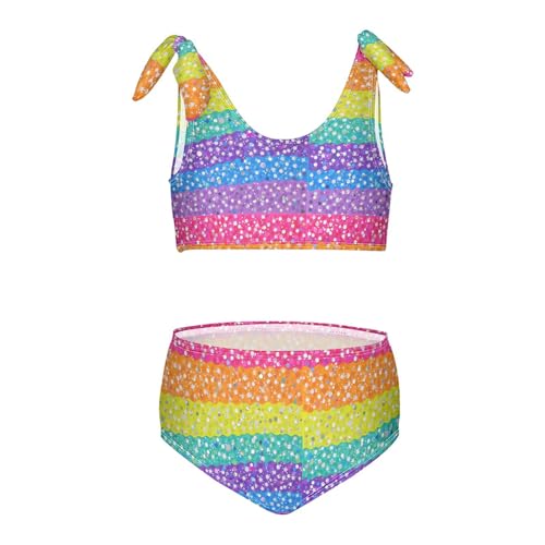 Image of Boccsty Cute Crab Red Blue Girls Swimsuits Kids Bikini Sets 2 Pcs Bathing Suit for 3T