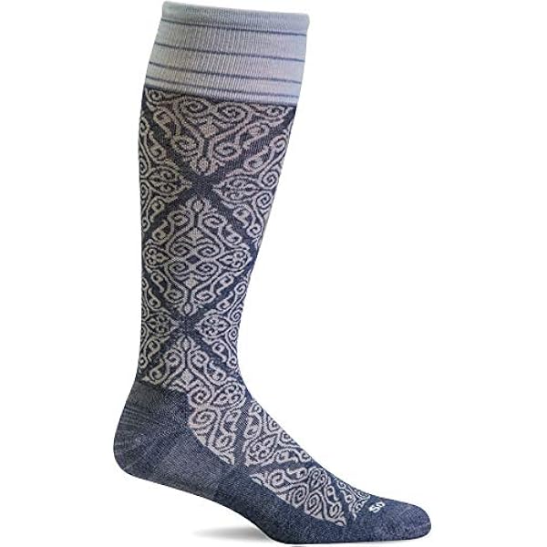 Sockwell The Rai Denim Compressiekousen/Reiskousen/Steunkousen Klasse 2 Dames - maat M/L (39-43)