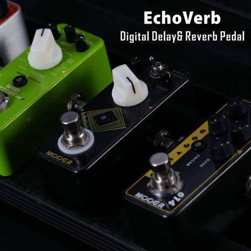 Mooer Echoverb Micro Guitar Delay Reverb Pedal With Tap Tempo #TOP3