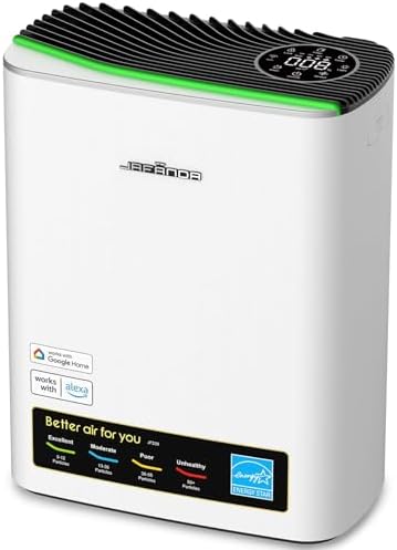 Smart WiFi HEPA Air Purifier for Home Large Room up to 1226 Ft², ...
