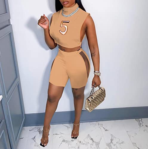 Conjunto de 2 peças de moletom feminino sexy para boate vazado com bordado digital + conjunto de sho