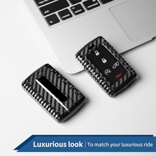 Coque clé carbone Jeep Grand Wagoneer cadeau idéal - 5