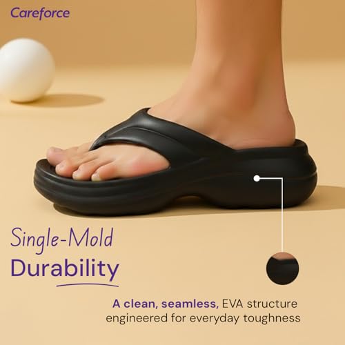 Image of Flip Flop Slippers for Women, Ultra-Soft Eva Sliders for Woman, Lightweight Anti-Slip Slipper & Chappals, Cushioned, Quick-Dry Everyday Wear Slides