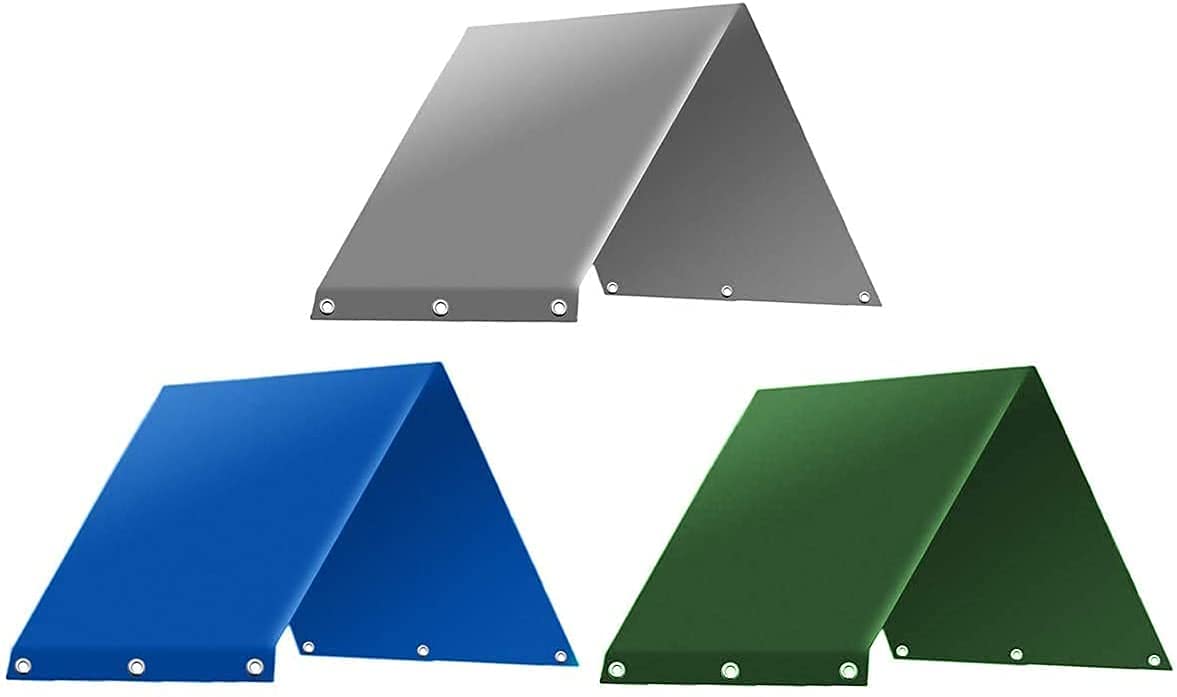 Playground Replacement Canopy, 58.5" x 182.5" Outdoor Swingset Shade Kids Playground Roof Canopy Waterproof Cover Snow Proof Tent Replacement Tarp Sunshade (Blue)