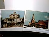  Moskau / Mockba / Russland. 2 x Alte Ansichtskarte / Postkarte farbig, gel. 1958 u. 59. 1 x Mausoleum von Lenin und Stalin. 1 x Zentrales Theater der Sowjetarmee.