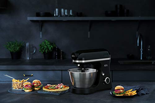 AEG KM 3300 Küchenmaschine / 1 PS / 6 Geschwindigkeitsstufen / Pulse-Funktion / inkl. umfangreiches Zubehör… – Bild 6