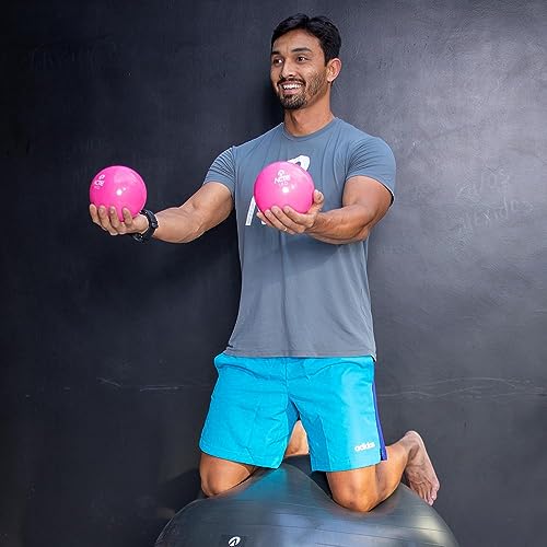 Acte, Par de Bolas Tonificadoras de 1Kg - Rosa