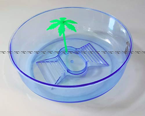  New Little Birds Tartarughiera Acquario per Tartarughe Dimensioni Ø 18 cm Vari Colori cod. Bassi