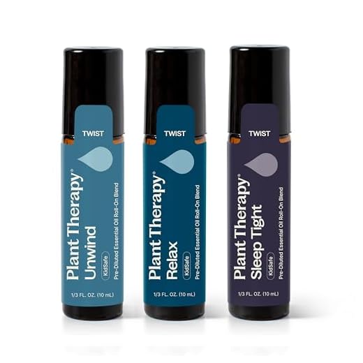 Plant Therapy Sleep Easy Essential Oil Roll On Blend Set 10 mL (1/3 oz) Each of Relax, Sleep Tight & Unwind, Pure, Pre-Diluted, Essential Oil Blends