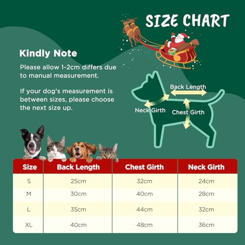Nobleza Hundepullover Weihnachten, Rollkragenpullover für Katzen und Hunde, Hundepullover mit Lustigem Schneemann-Muster, Weich Weihnachts-Hundepullover für Katzen, Kleine Mittelgroße Hunde, L