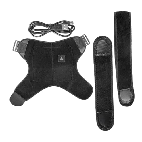 Ipetboom Shoulder Stability Protector Electric Shoulder Guards Heating Pad Support Brace for for Sports