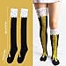 Raylarnia Funny Crazy Chicken Leg Feet Socks for Men and Women- Novelty High Socks Funny Gifts