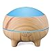 Głośnik Bluetooth dyfuzor zapachowy olejków eterycznych, ultradźwiękowy nawilżacz chłodnej mgły do gabinetu sypialnia pokój dziecięcy biuro samochód (Color : Light wood grain color)