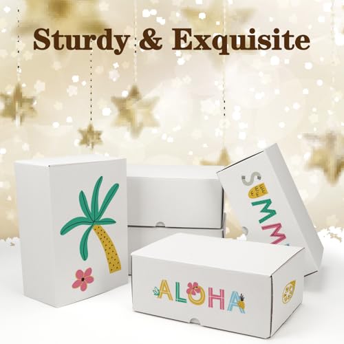 Image of WIFTREY 10x7x4 White Shipping Boxes Set of 25, Corrugated Cardboard Box 10 x 7 x 4 for Mailing Packing Gifts, Shipping Small Business