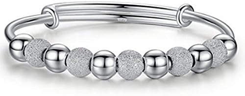 Fashion Women Jewelry Solid 925 Sterling Silver Bangle Bracelet Gift