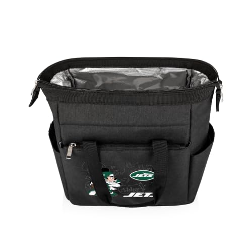 Image of PICNIC TIME NFL Mickey Mouse On The Go Lunch Bag - Soft Cooler Lunch Box - Insulated Lunch Bag, (Black)