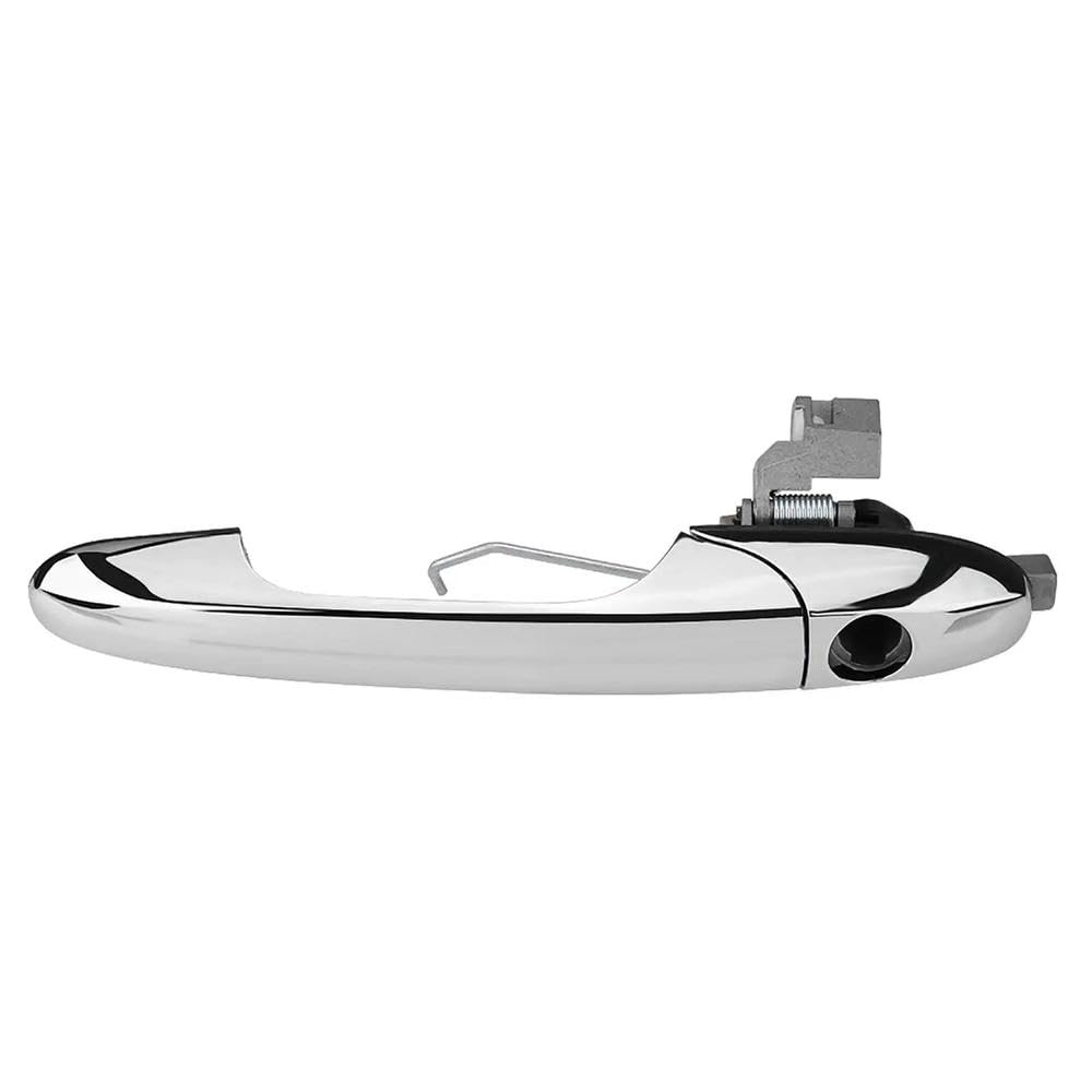 SXQPOCAR Exterior Door Handle Chrome for Fiat 500 2012-2018 Replacement Parts(Left Drivers Side)