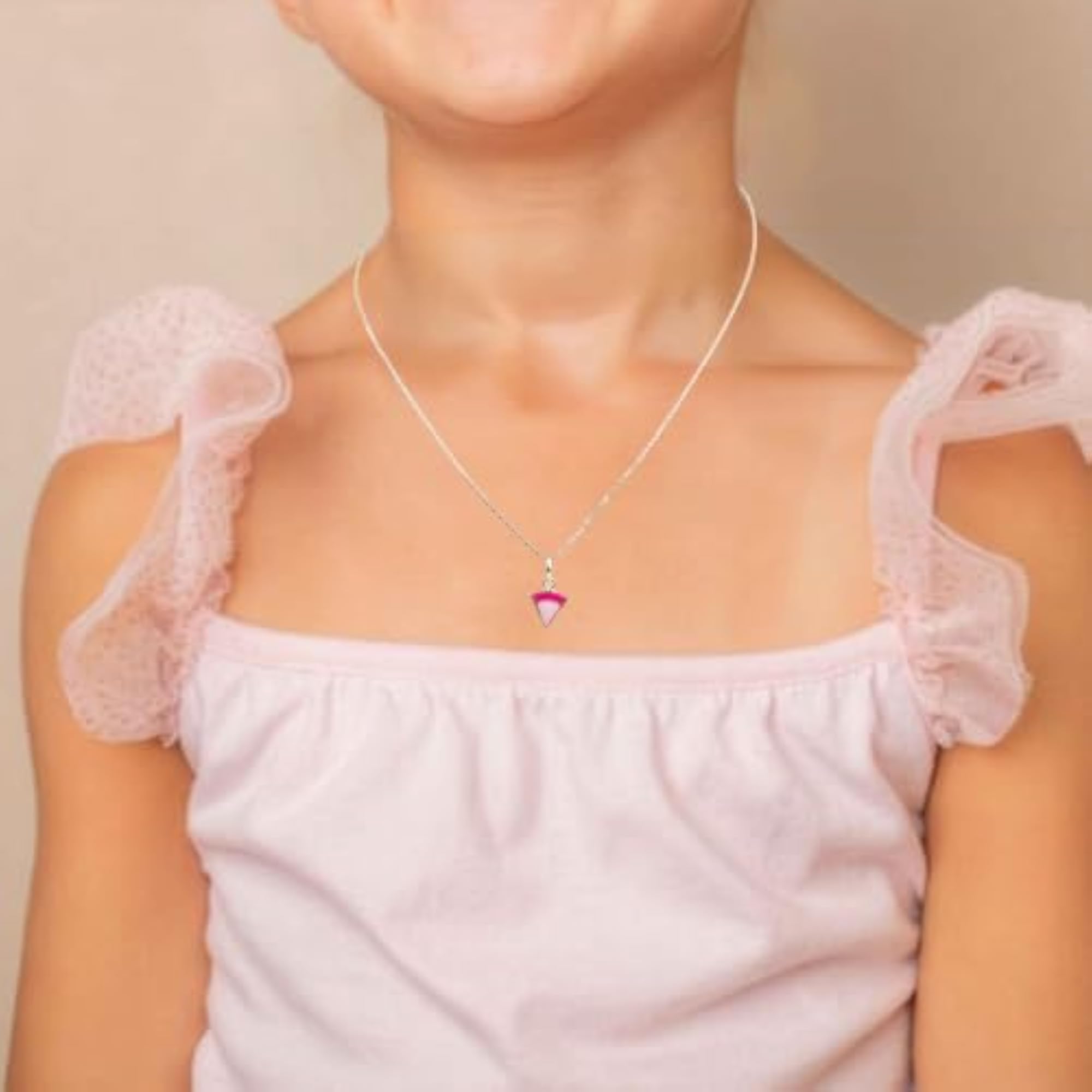 925 Baby Slice of Joy Necklace Set for Kids, Adjustable Length