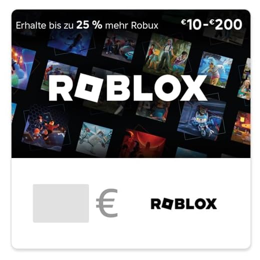 Roblox Gutschein - €20 - Roblox - per E-Mail