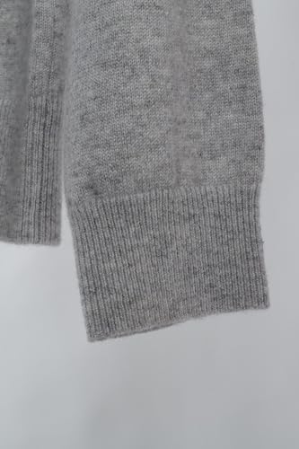 Image of JENNIE LIU Women's 100% Pure Cashmere Long Sleeve Pullover Turtleneck Sweater
