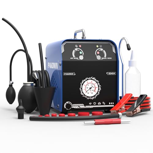 Automotive EVAP Vacuum Smoke Tester - Smoke Diagnostic Tester with Built-in Air Pump for Vehicle Pipe Systems