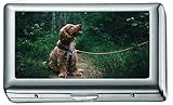 cucciolo cocker spaniel inglese 1. Adatto per 12-14 sigarette o 100 sigarette e può essere utilizzato come porta biglietti da visita e portafogli.