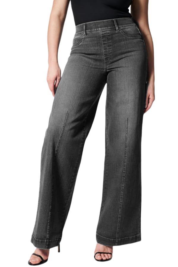 パンツ Unisex wide-leg casual straight denim Straight Jeans Women Wide Leg Mid Rise Vintage Denim Pants