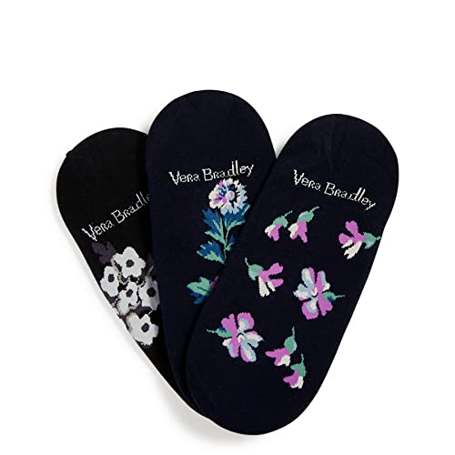 Vera Bradley Women's 3 Pack Low-cut Liner Socks