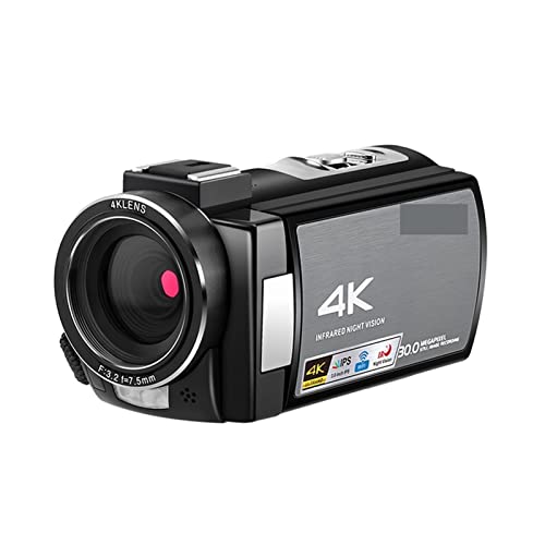 Caméra 4K pour blogueur avec vision nocturne IR et micro Ae8