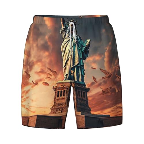 Pantalones cortos de natación transpirables para surf y fitness playero de hombre 5