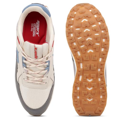 Image of Sparx Sports Shoe SM-992 Dark Grey Red for Men