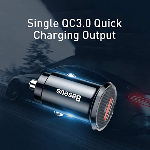 Carregador Turbo Mini Veicular Baseus Quick Charge 3.0 18w