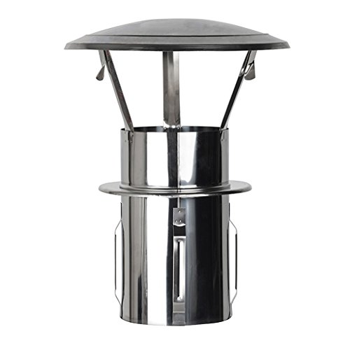 Preisvergleich Produktbild Regenhaube abklappbar Ø 150 mm Stahl verzinkt