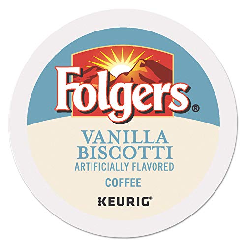 Image of Folgers Gourmet Selections Single Cup for Keurig Brewers, Vanilla Biscotti, 24 Count
