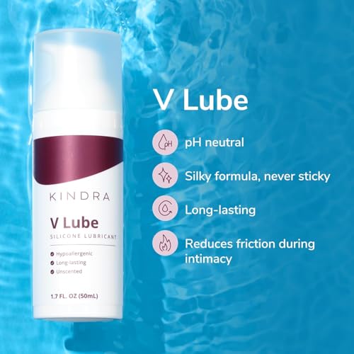 Kindra Daily V Lotion and V Lube Silicone Bundle | OBGYN-Recommended Vaginal Moisturizer & Silicone Lubricant for Dryness and Discomfort, Long-Lasting, Promotes Vaginal Health image 5