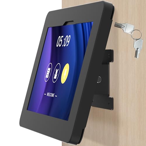 Beelta Tablet Wall Mount Compatible with Samsung Galaxy Tab A11+, Tab A9+, Anti Theft with Lock, All Metal, Tiltable - BSW101BJ