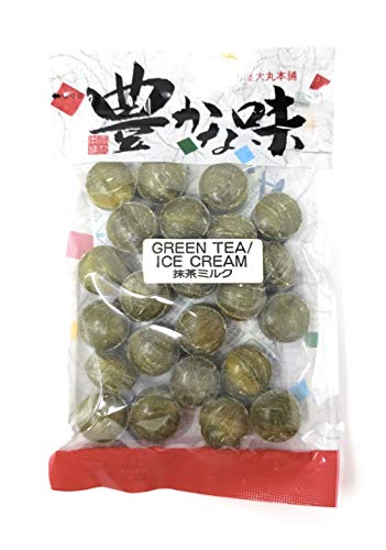 Daimaru Japanese Green Tea Ice Cream Flavored Hard Candy 3.5 oz
