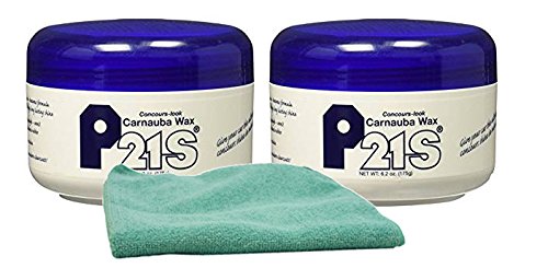 P21S Concours-Look Carnauba Paste Wax Bundle with Microfiber Cloth (3