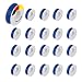 Produktbild REV Isolierband SPARSET - 20x Klebeband 10m x 15mm, schwer entflammbar & chemikalienbeständig, Made in Germany, blau