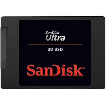 SanDisk Ultra 3D SSD 500GB (geeignet für lesen mit bis zu 560 MB/Sek., schreiben mit bis zu 530 MB/Sek.)