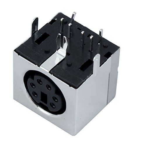 Puerto PS/2 6 Pin Mini DIN hembra con pines de soldadura PCB estables