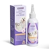HICC PET Dog Eye Drops: Gentle Formula Eye Drops for Dogs and Cats, Flush & Soothe Eye Irritations - Remove Tear Stains - Improves Allergy Symptoms & Dry Eyes - Safe for All Animals, 5.2oz