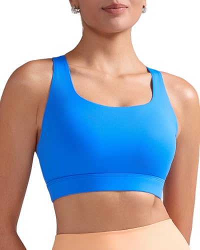 Image of RUNNING GIRL High Impact Sports Bras for Women, High Support Running Adjustable Workout Sports Bras with Sewn in Pads