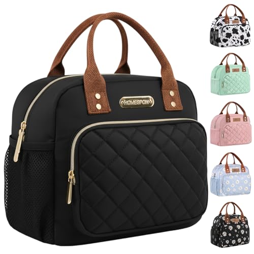 HOMESPON-Insulated-Lunch-Bag-Water-Resistant-Tote-with-Pockets HOMESPON Insulated Lunch Bag Water Resistant Tote with Pockets - Image 1
