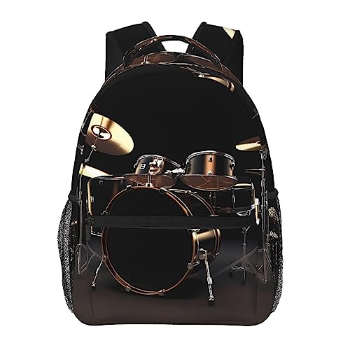 Sac à dos de voyage cool drum set ergonomique pour soulager le dos